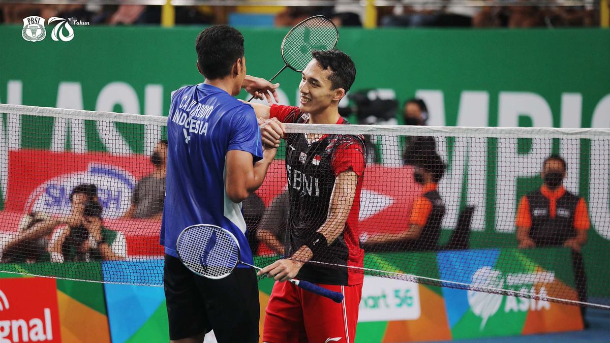 Menangi "Perang Saudara", Jonatan Christie Pastikan Tempat ke Final Kejuaraan Bulu Tangkis Asia 2022