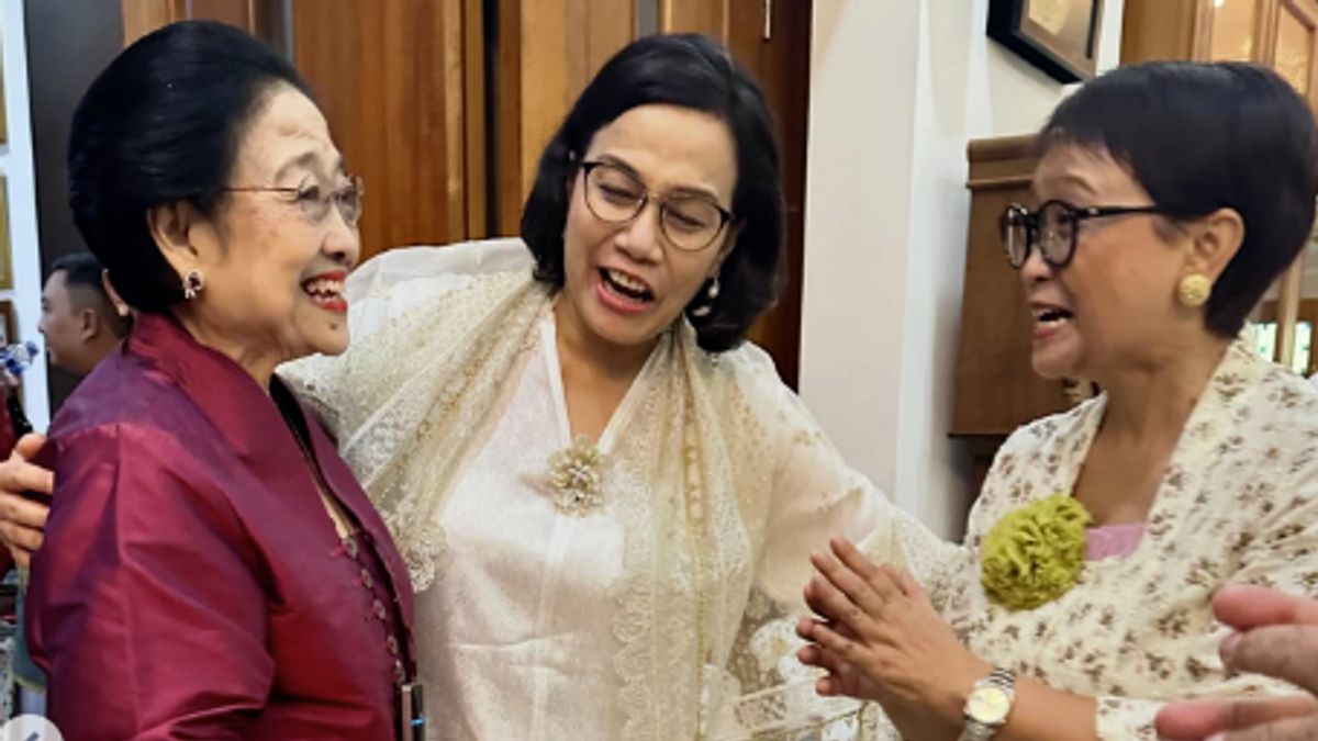 Sri Mulyani Shares Moments Of Full Laughter Chat With Megawati And Foreign Minister Retno Marsudi