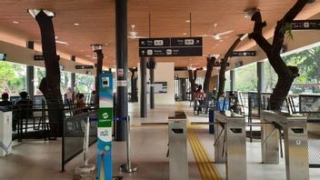 There's A Tree Trunk Inside The Jakarta City Hall Transjakarta Bus Stop After Revitalization, Here's What It Looks Like