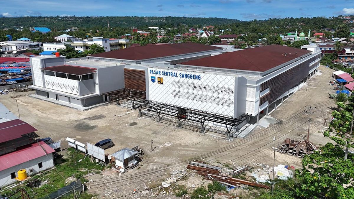 Un coût de 162,8 milliards de roupies, Sanggeng Market Project à Manokwari Rampung