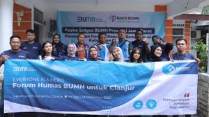 Jalankan Aktivitas <i>Trauma Healing</i>, Forum Humas BUMN Gelar Nobar untuk Warga Korban Gempa Cianjur