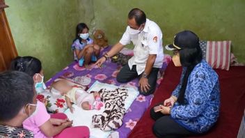 Wawali Surabaya Semangati Famille De Bébés Atteints D’hydrocéphalie, Préparera Les Habitations Rusun