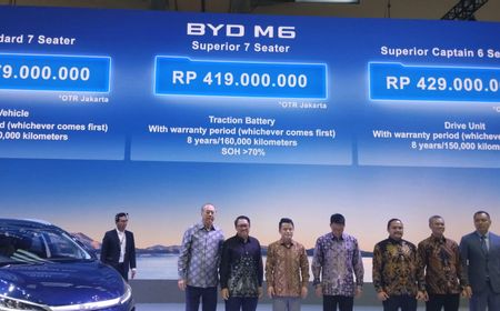 Debut Global di GIIAS 2024: MPV Listrik BYD M6 Hadir dengan Teknologi Terdepan