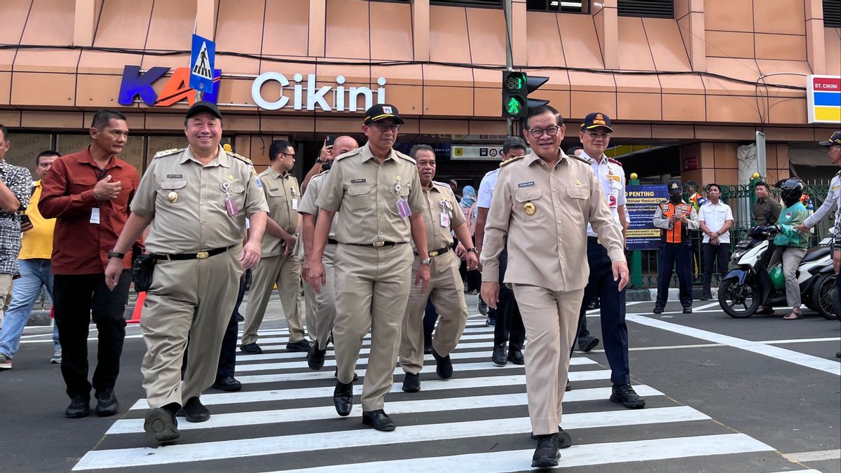 Sudah Ada Pelican Crossing di Depan Stasiun Cikini, Pramono Pikir Kembali Wacana Bangun JPO