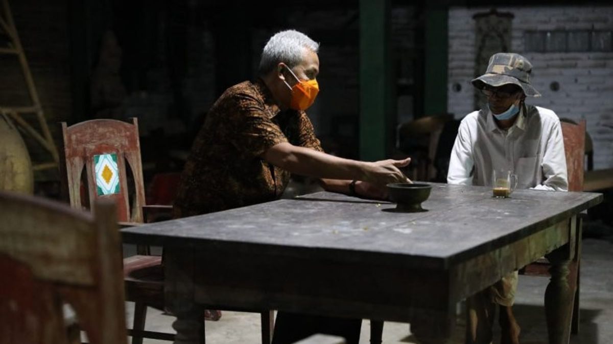 Ganjar Pranowo Datangi Seniman Tanto Mendut Bahas Pengembangan Kawasan Borobudur