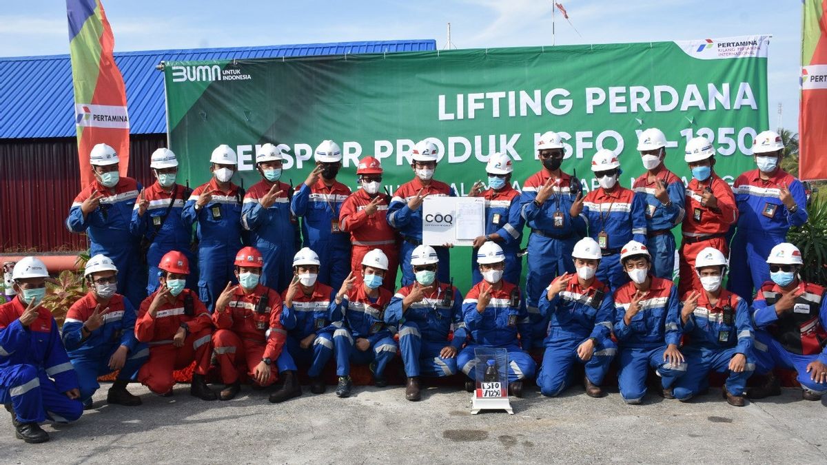 PT KPI RU Sei Pakning Successfully Production And First Lifting Of LSFO