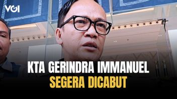 伊曼纽尔·埃贝内泽不是Gerindra党的干部,秘书长:KTA立即被拒绝
