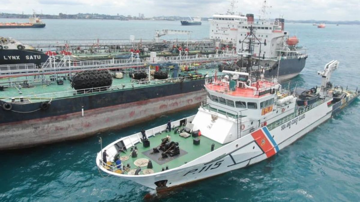 Ministry Of Transportation Secures Ships With Illegal Activities In Batam Waters, 3 Of Them Have Foreign Flags