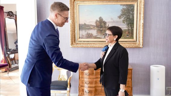 Le ministre finlandais des Affaires étrangères Retno encourage la reconnaissance de l'État palestinien lors d'une rencontre entre le Président et le ministre finlandais des Affaires étrangères