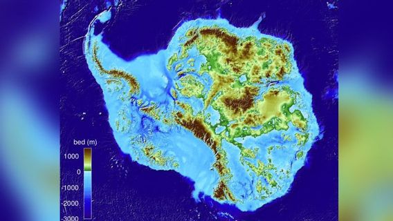 地球上最深的陆地在南极大陆之下