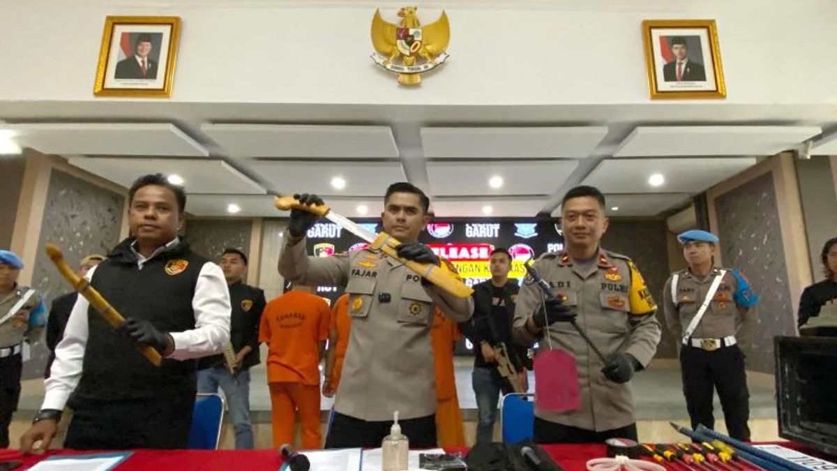 La police a arrêté 3 des 5 voleurs de station balnéaire à Garut, 1 acteur de l’ASN de la régence de Bandung