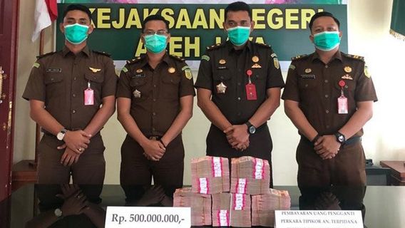 School Furniture Corruption Inmates In Aceh Returns Rp. 500 Million, Pajero Car Auctioned