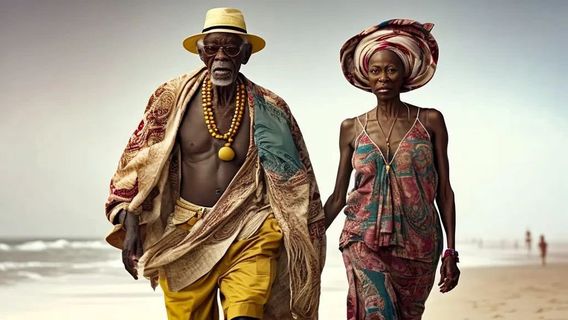 Nigerian Artists Use AI to Show African Elderly People in Cat Walk