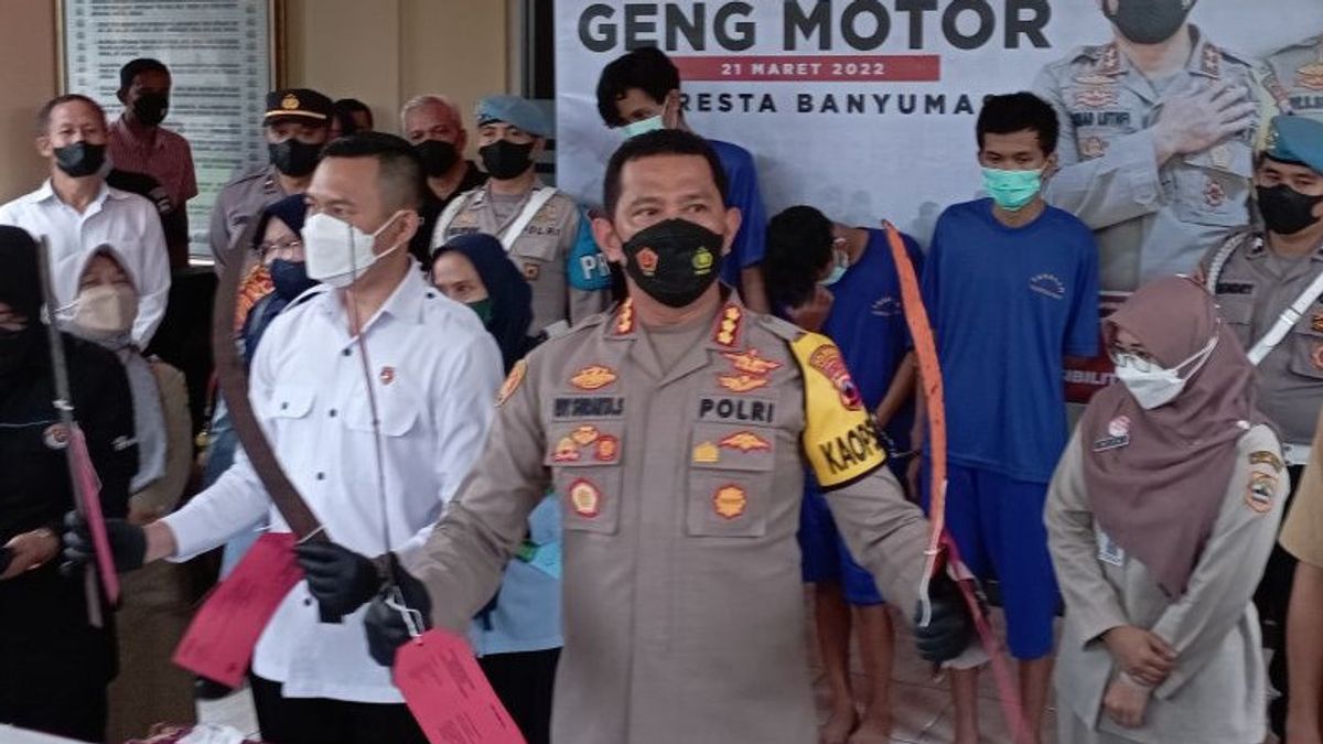 Motorcycle Gang Member Who Makes Troubles in Banyumas Arrested by Police, 3 People Positive Of Benzodiazepines