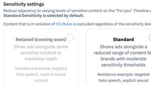 X Luncurkan Sensitivity Setting, Bantu Pengiklan Kontrol Iklan yang akan Muncul