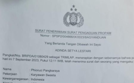 Wanita yang Tantang Debat Kapolri Laporkan Perwira Polri ke Propam