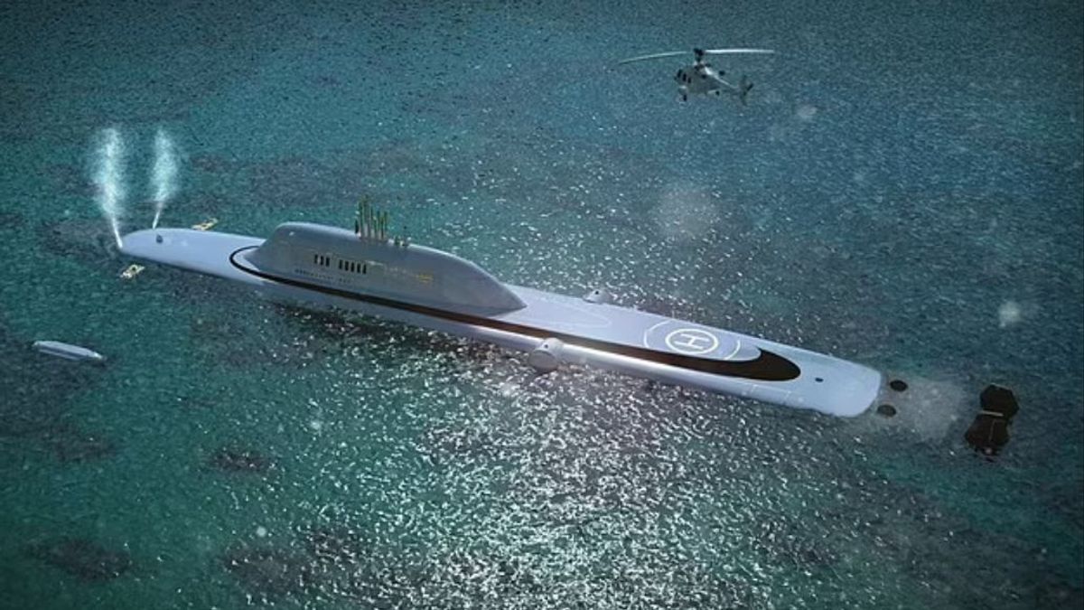 Migaloo M5: Kapal Selam Mewah Pertama di Dunia, Diproyeksikan untuk Miliarder Visioner