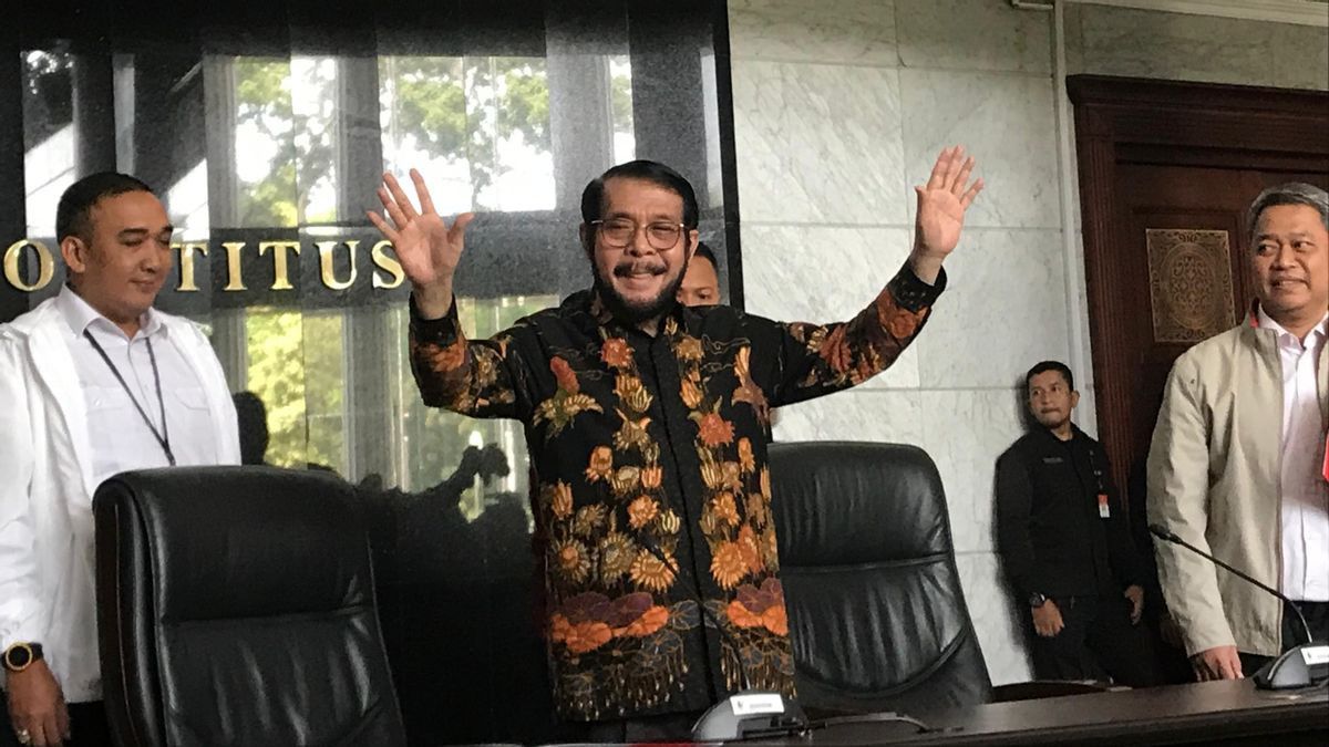 Le verdict de PTUN remporte le procès d’ Anwar Usman, mk a déclaré qu’il s’agissait d’un appel