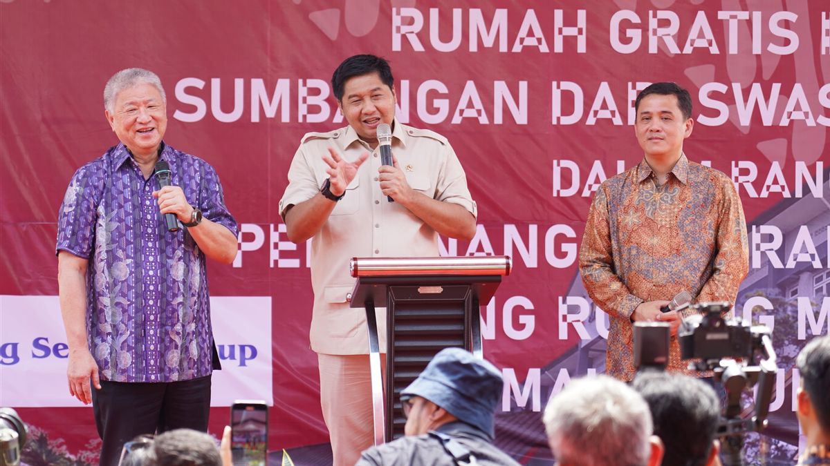 Program Perumahan Gratis Diresmikan, Maruarar Sirait: Jadi Menteri Harus Beri Contoh Gotong Royong