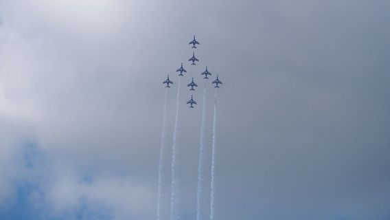 Look Forward To August 17 In The Sky Of The Jakarta Palace Area, 18 Fighter Planes Will Twist To Form The Number 77