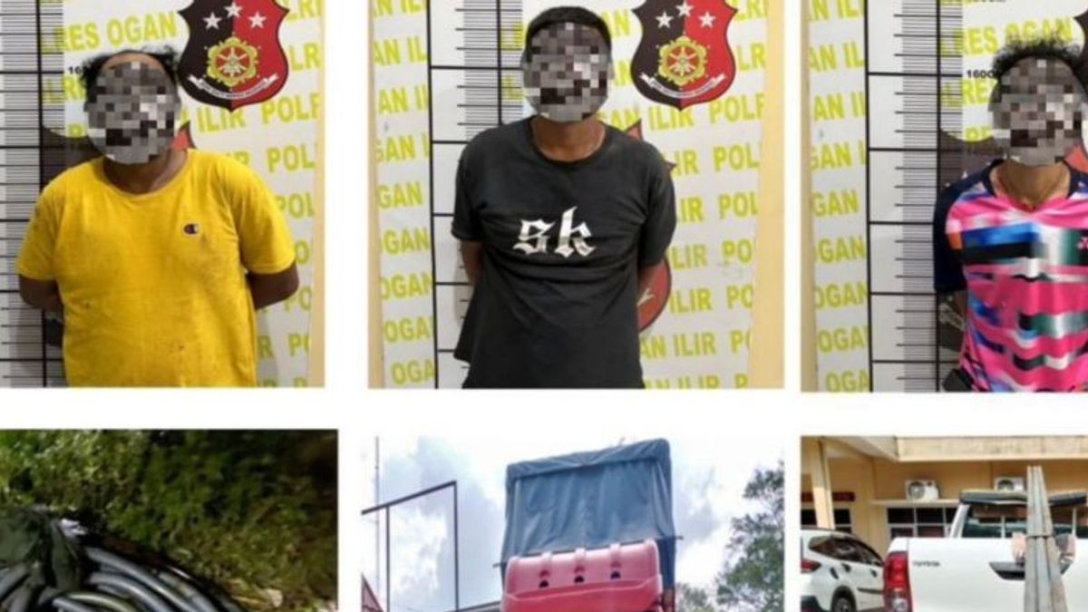 3 Tersangka Pencurian Minyak Mentah di Jalur Truk Pertamina Ditangkap di Ogan Ilir 