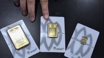Harga Emas Antam Naik Tipis ke Rp1.886.000 per Gram