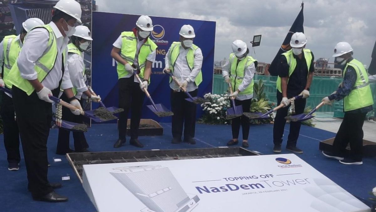 Wika Gedung Bangun NasDem Tower Setinggi 23 Lantai, juga Dilengkapi Helipad