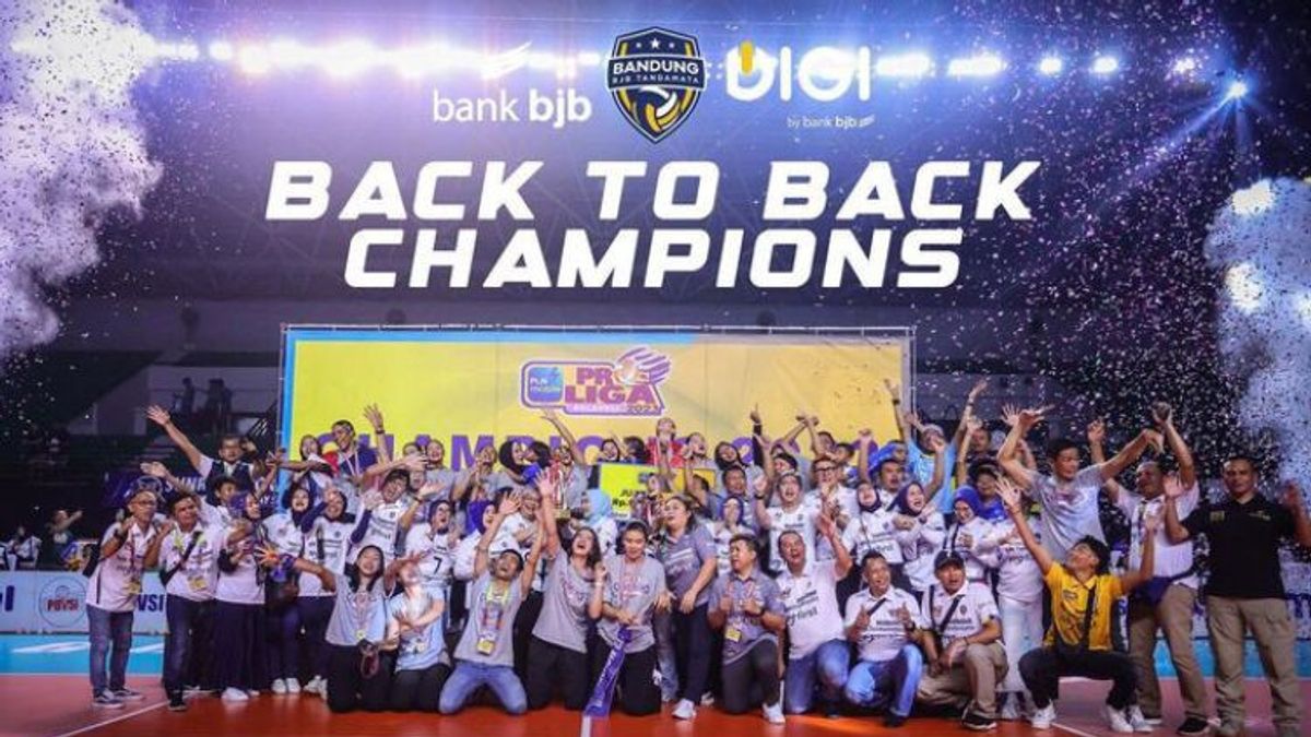 Tumbangkan Jakarta Pertamina Fastron, Bandung bjb Tandamata Juara Proliga Putri 2023