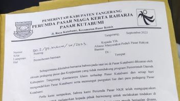 <i>Spill</i> Surat dari Pengurus Pasar Kutabumi Minta Tolong Ormas Amankan Pedagang, Kata Polisi: Kami Serius, Profesional dan Tegas