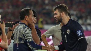 Hold On To A Draw Australia, Jokowi Praises The Struggle Of The Indonesian National Team Goalkeeper Maarten Paes