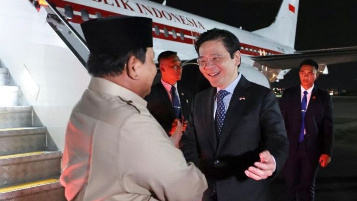 Kunjungan ke Singapura, Prabowo Disambut Hangat Perdana Menteri Wong