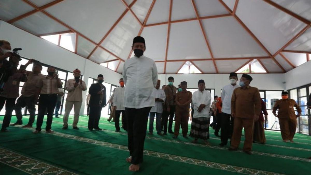 Banten Governor Inaugurates The Rahmatan Lil Alamin Mosque, Located On Mount Luhur Citorek Kidul