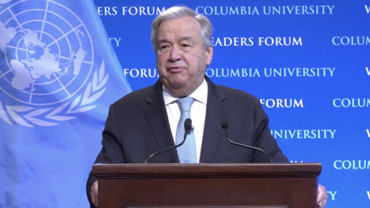 UN Secretary General: Making Peace With Nature The Most Important Task Of The 21st Century