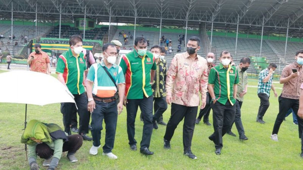 Medan Mayor Bobby Nasution Seriously Fixes Exemplary Stadium For PSMS Awakening