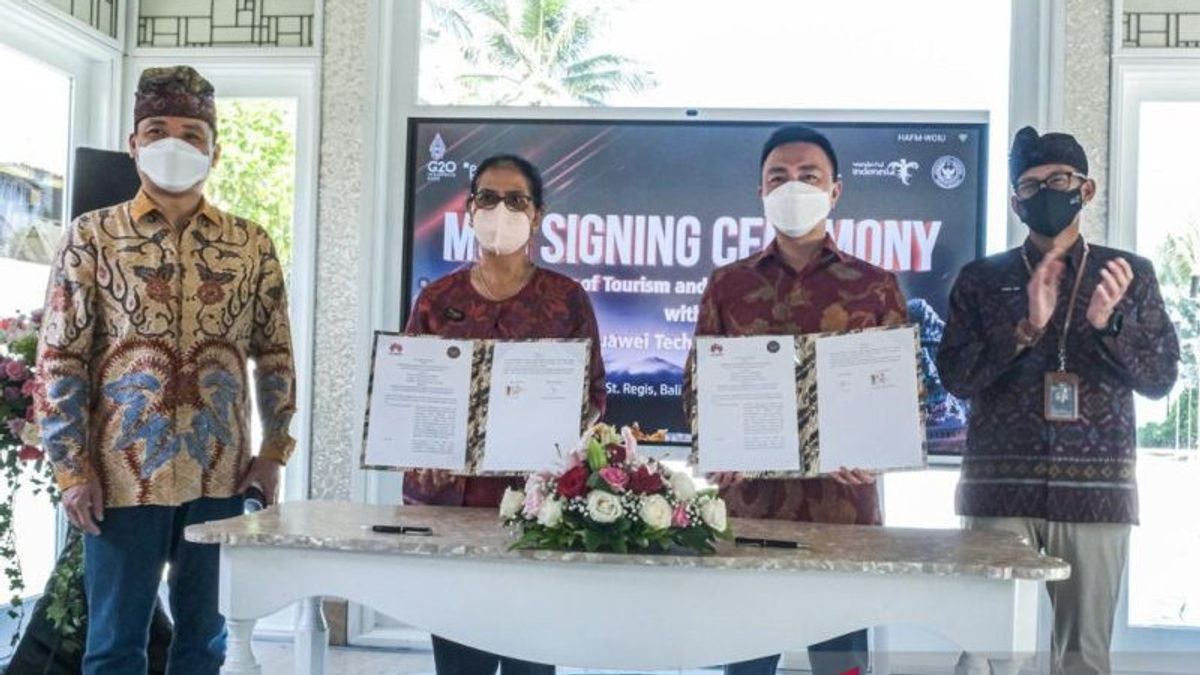 Kemenparekraf Gandeng Huawei dalam Pemanfaatan Teknologi untuk Kembangkan Pariwisata