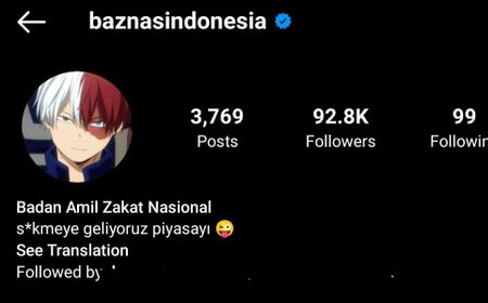 Peretas Pajang Foto Wanita Seksi dan Anime di Akun Instagram, Ketua Baznas Meradang Minta Polisi Buru Pelaku