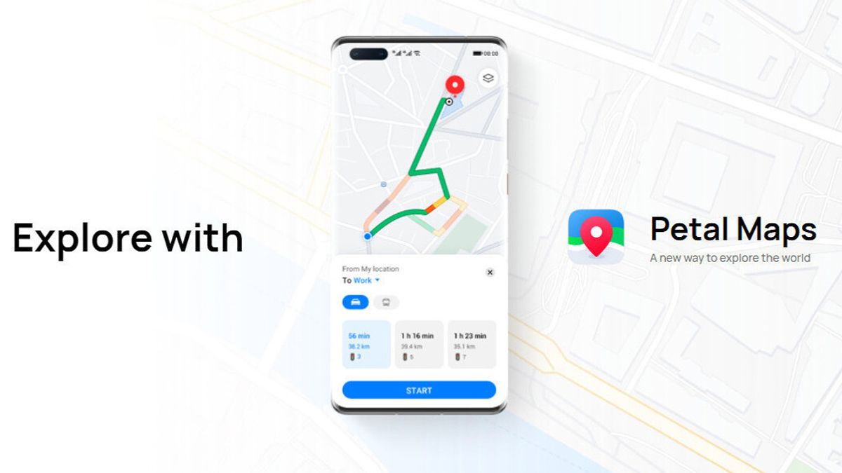 Huawei Punya Petal Maps untuk Gantikan Google Maps