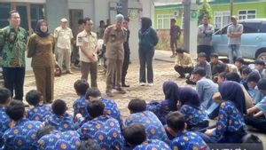 Ketahuan Membolos dan Merokok, Puluhan Pelajar Dibina Satpol PP Rejang Lebong