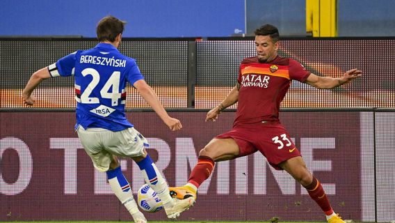 Sampdoria Vs Roma 2-0:  <i>Blucerchiati</i> Perburuk Tren Negatif <i>Giallorossi</i>