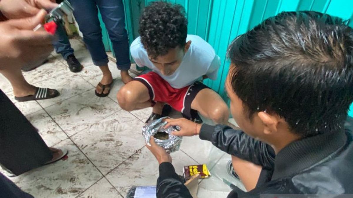 Penyelundupan Narkoba Modus Kirim Suku Cadang Kendaraan, 90,56 Gram Ganja Diamankan di Mataram