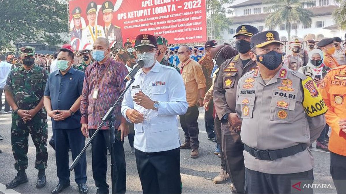 Ridwan Kamil Nilai West JavaがEid Homecoming 2022の実装を歓迎する準備ができました