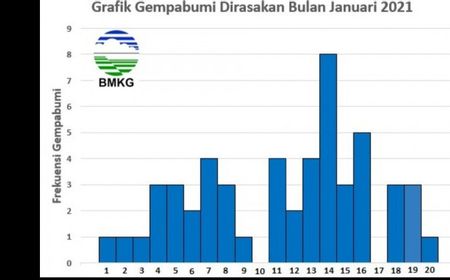 Ada Peningkatan Aktivitas Gempa pada Januari 2021