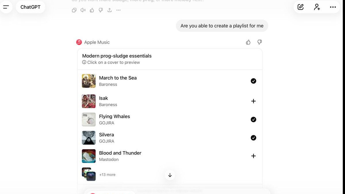 L’intégration de ChatGPT est maintenant disponible pour les utilisateurs d’Apple Music, une nouvelle façon de découvrir votre musique préférée