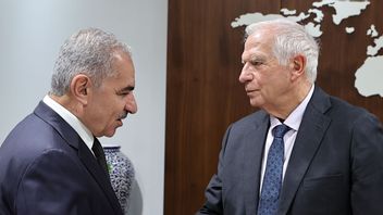 会见沙塔耶赫总理在拉马拉,欧盟外交政策负责人:加沙必须继续在巴勒斯坦的控制之下