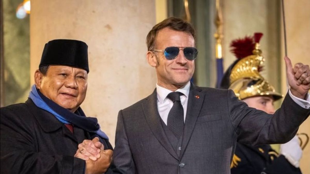 Macron a dévoilé le centre de son rencontre avec Prabowo à l'Elysée Palace
