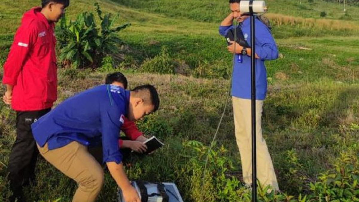 BMKG Teliti在北苏门答腊岛的Deli Serdang发现了30个磁棉兰区域点