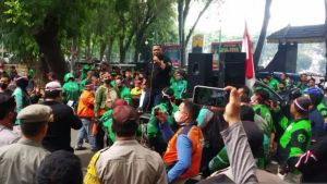 Demo Ojol di Medan, Menuntut Adanya Perda dan Revisi UU Transportasi