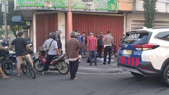 Mobil Ambulans Diduga Tabrak Lari Ibu-Anak di Kudus, Mata Korban Berdarah