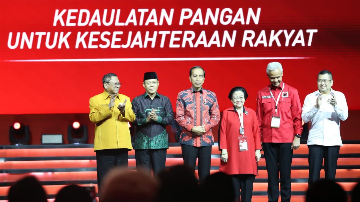 Sapa Ketum Party Support Ganjar at Rakernas IV PDIP, Megawati:Tree Sahabat Kami