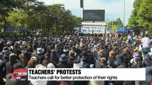Rekannya Tewas Bunuh Diri karena Perlakuan Buruk Orangtua dan Murid, 50 Ribu Guru di Korsel Gelar Protes